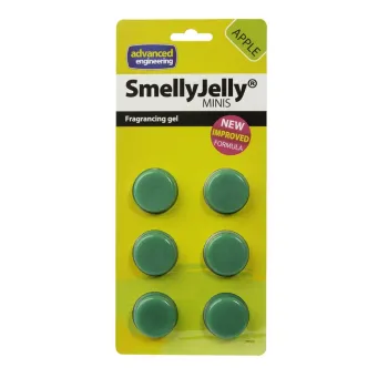 Duftgel f.kleine Klimaanlage SmellyJelly Mini Apfelduft (grün)